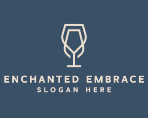 Beverage Wine Glass logo design