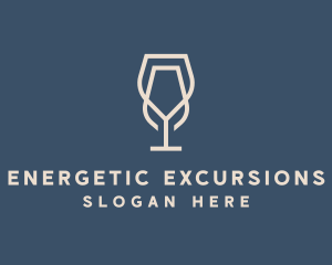 Beverage Wine Glass logo design