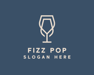 Beverage Wine Glass logo design