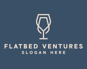 Beverage Wine Glass logo design