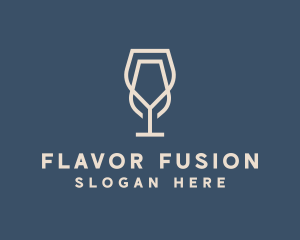 Beverage Wine Glass logo design