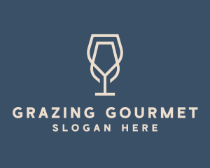 Beverage Wine Glass logo design