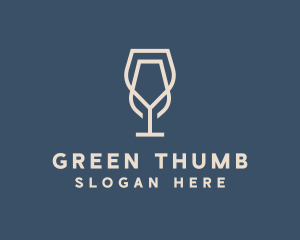 Beverage Wine Glass logo design