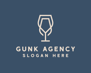 Beverage Wine Glass logo design