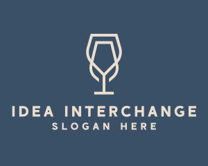 Beverage Wine Glass logo design