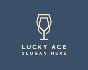 Beverage Wine Glass logo design