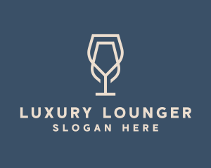 Beverage Wine Glass logo design