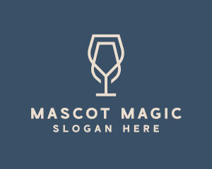 Beverage Wine Glass logo design