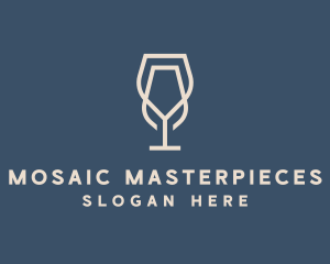 Beverage Wine Glass logo design