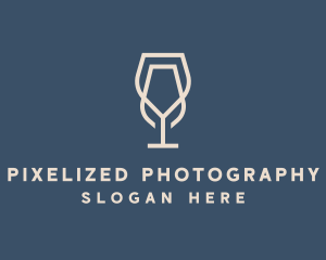 Beverage Wine Glass logo design