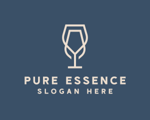 Beverage Wine Glass logo design