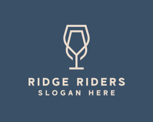 Beverage Wine Glass logo design