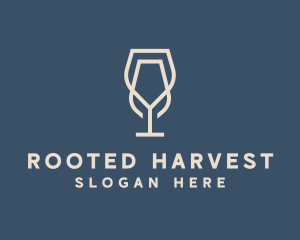 Beverage Wine Glass logo design