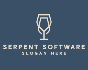 Beverage Wine Glass logo design