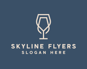 Beverage Wine Glass logo design