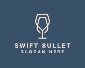 Beverage Wine Glass logo design