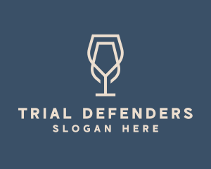 Beverage Wine Glass logo design