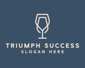 Beverage Wine Glass logo design