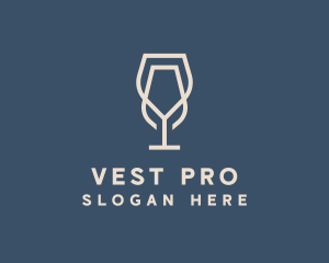 Beverage Wine Glass logo design