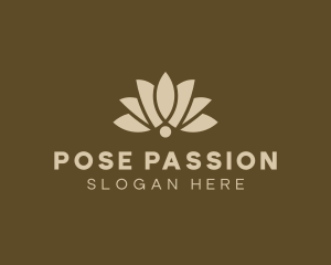 Lotus Flower Yoga Wellness  logo design