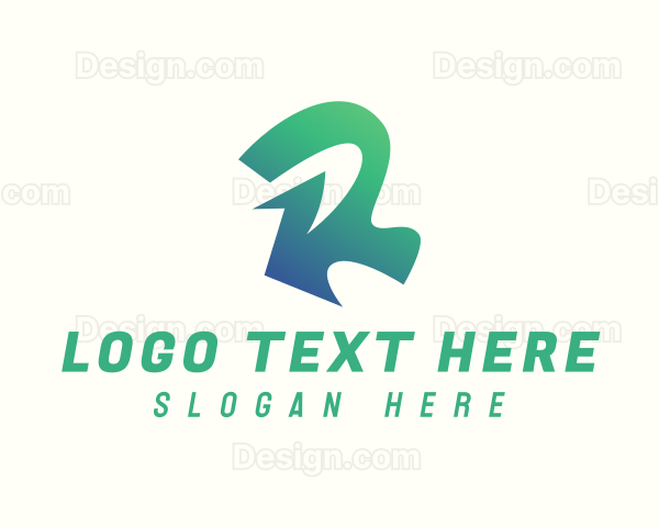 Gradient Industrial Business Letter R Logo