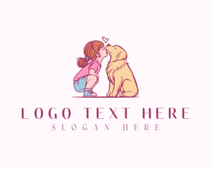 Child Pet Dog logo