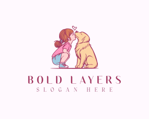 Child Pet Dog logo design