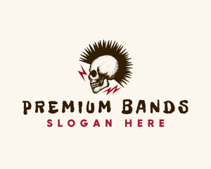 Skull Rockstar Band logo