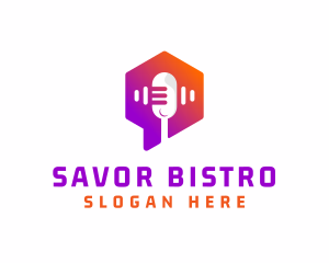 Podcast Music Radio Chat logo