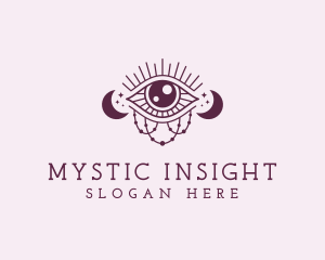 Mystical Boho Eye logo design