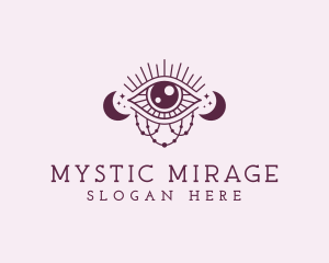 Mystical Boho Eye logo design