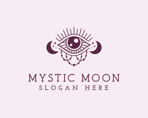 Mystical Boho Eye logo design