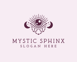 Mystical Boho Eye logo design