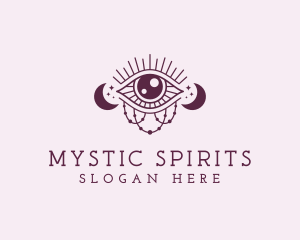 Mystical Boho Eye logo design