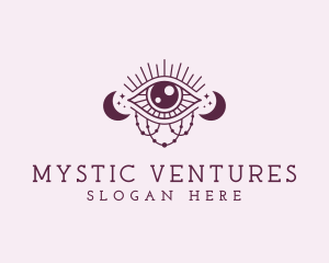 Mystical Boho Eye logo design