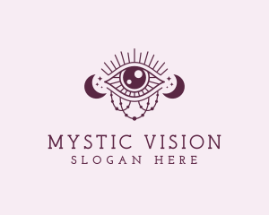 Mystical Boho Eye logo design