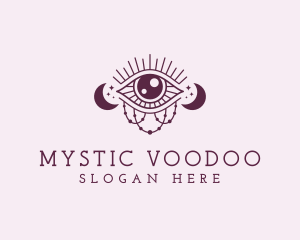 Mystical Boho Eye logo design