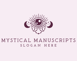 Mystical Boho Eye logo design