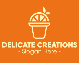 Organic Orange Juice logo design