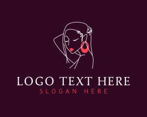 Glamorous Feminine Woman Logo