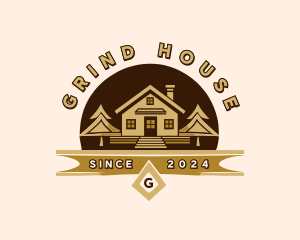 House Real Estate Accommodation logo design