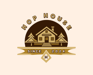 House Real Estate Accommodation logo design