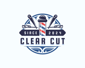 Barber Razor Groomer logo design