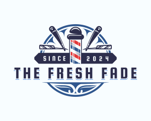 Barber Razor Groomer logo design