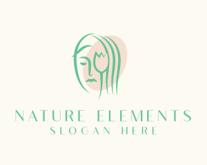 Floral Nature Woman logo design