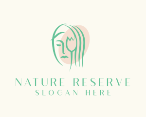 Floral Nature Woman logo design