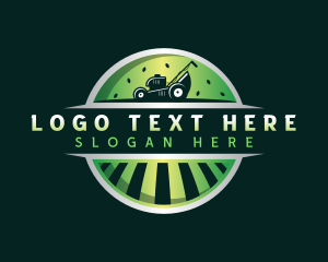 Lawn Mower Landscaping logo