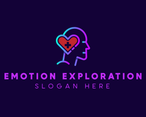 Mental Heart Psychology  logo design