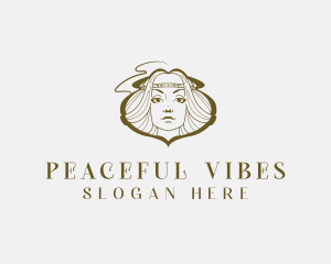 Hippie Woman Beauty logo design