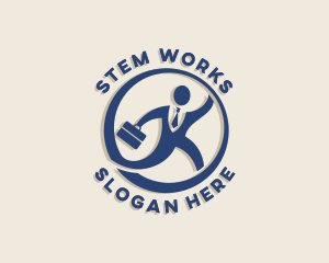 Human Resources Work logo design